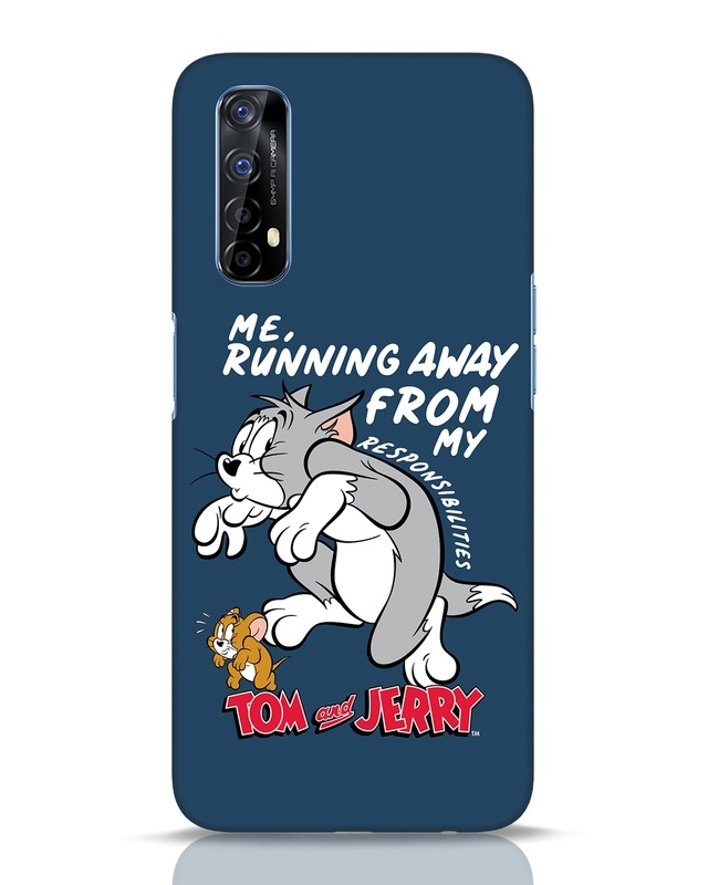 Shop Responsibilities Tom And Jerry Designer Hard Cover for Realme 7-Front