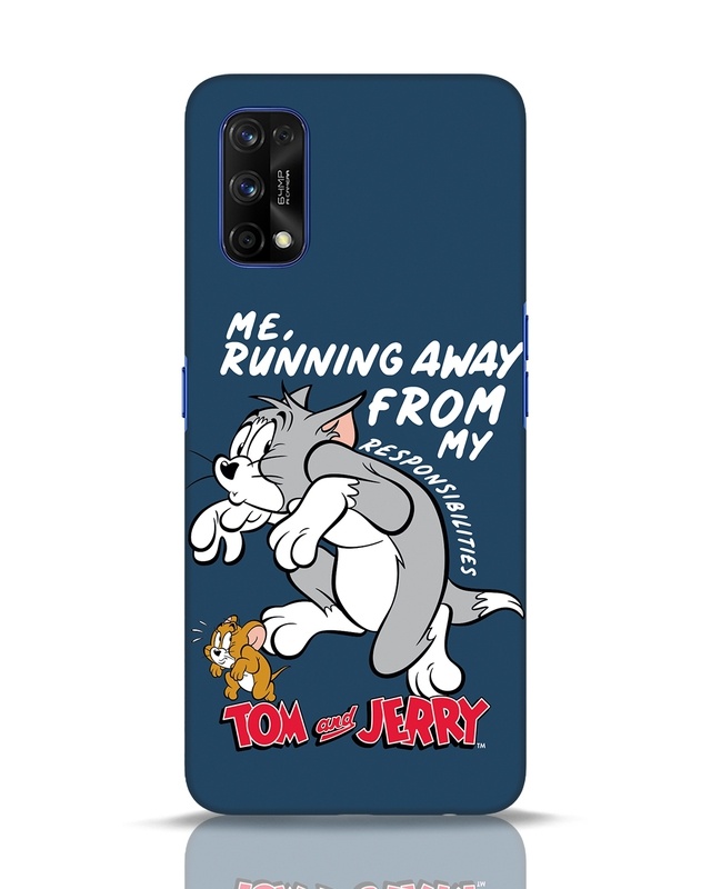 Shop Responsibilities Tom And Jerry Designer Hard Cover for Realme 7 pro-Front
