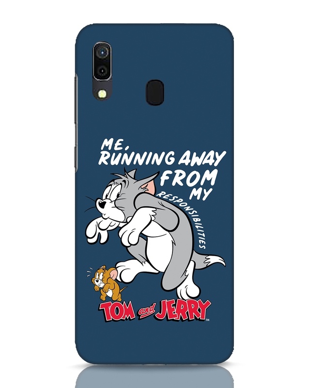 Shop Responsibilities Tom And Jerry Designer Hard Cover for Samsung Galaxy A30-Front