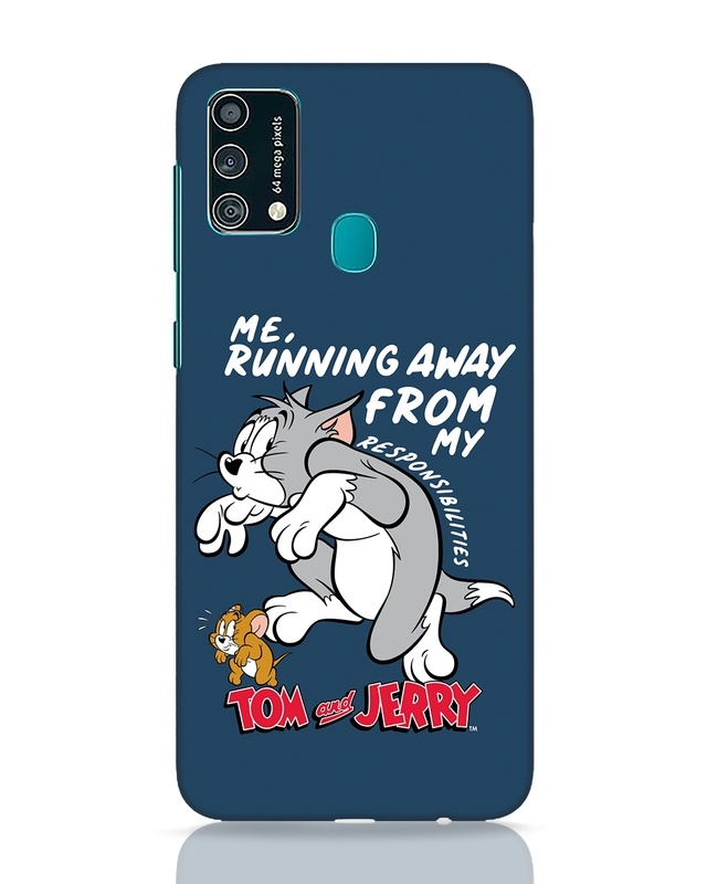 Shop Responsibilities Tom And Jerry Designer Hard Cover for Samsung Galaxy F41-Front