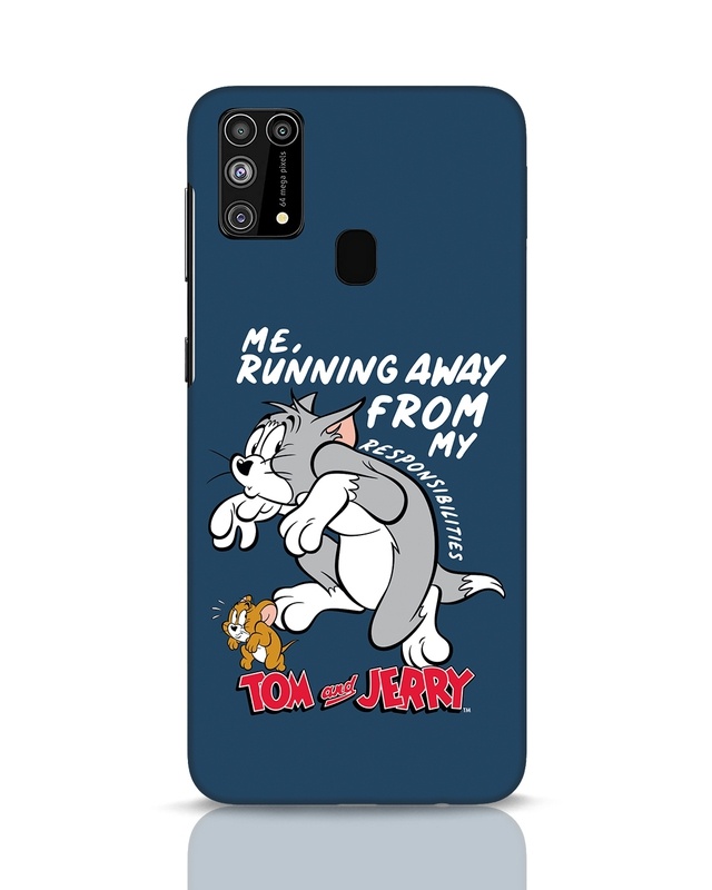 Shop Responsibilities Tom And Jerry Designer Hard Cover for Samsung Galaxy M31-Front
