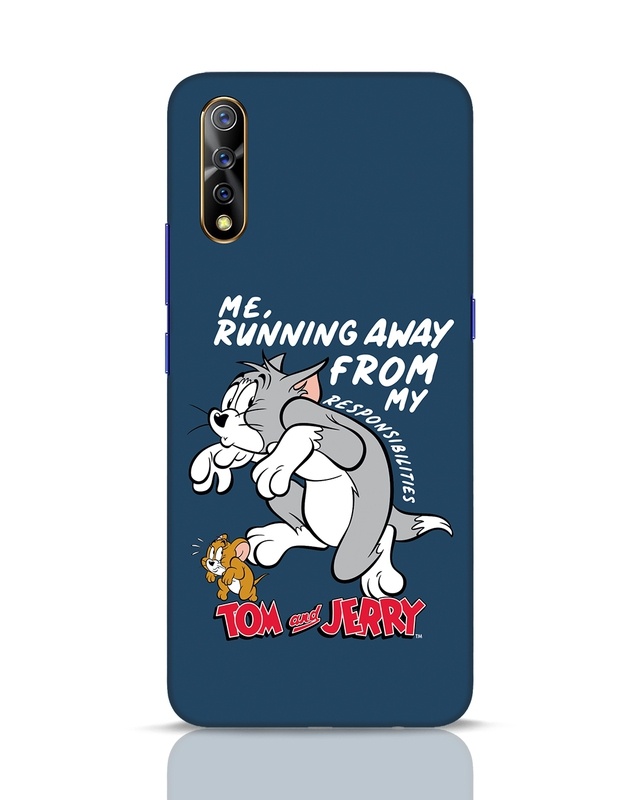 Shop Responsibilities Tom And Jerry Designer Hard Cover for Vivo S1-Front