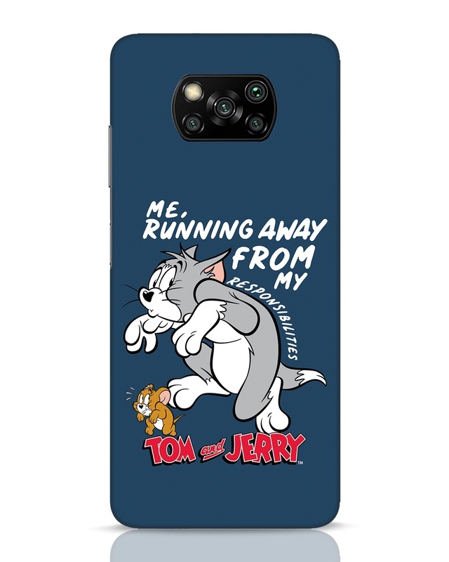Shop Responsibilities Tom And Jerry Designer Hard Cover for Xiaomi Poco X3 Pro-Front