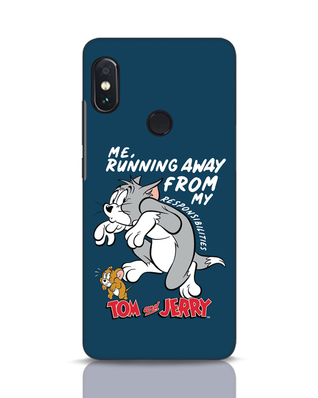 Shop Responsibilities Tom And Jerry Designer Hard Cover for Xiaomi Redmi Note 5 Pro-Front