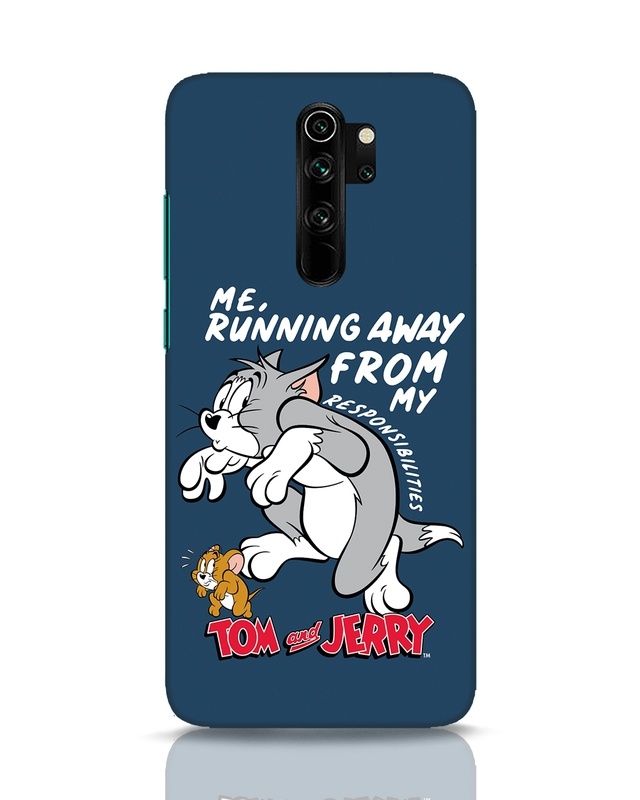 Shop Responsibilities Tom And Jerry Designer Hard Cover for Xiaomi Redmi Note 8 Pro-Front