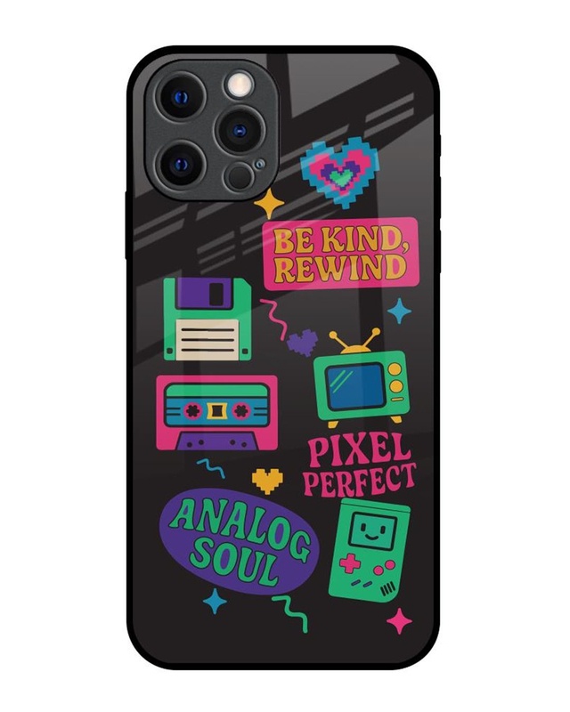 Shop Rewind Premium Glass Cover for Apple iPhone 12 Pro-Front