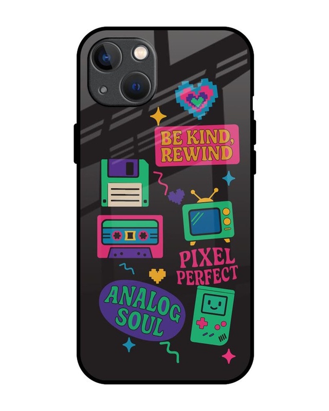 Shop Rewind Premium Glass Cover for Apple iPhone 13-Front