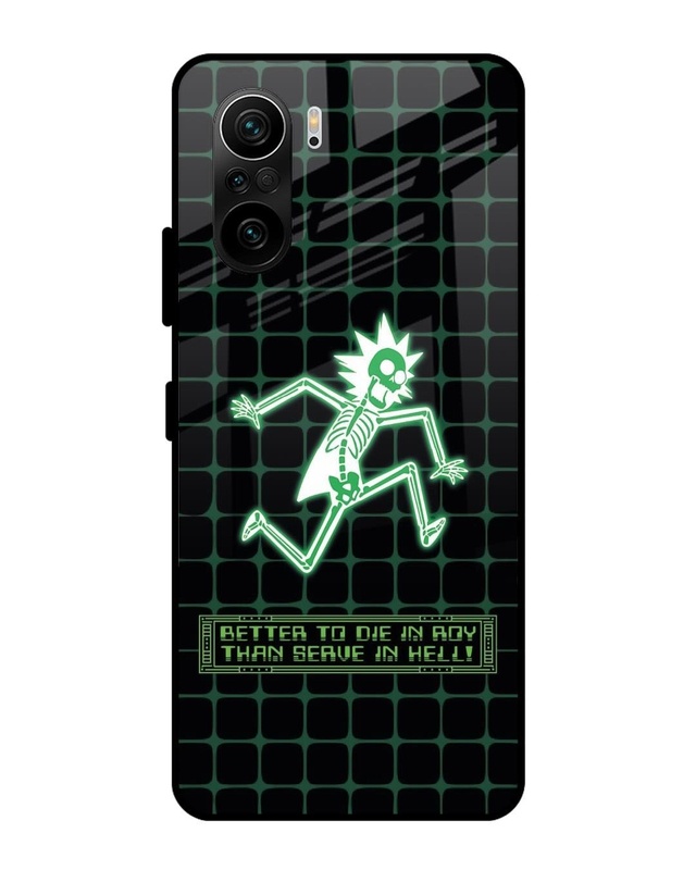 Rick Skeleton Premium Glass Cover for Mi 11X