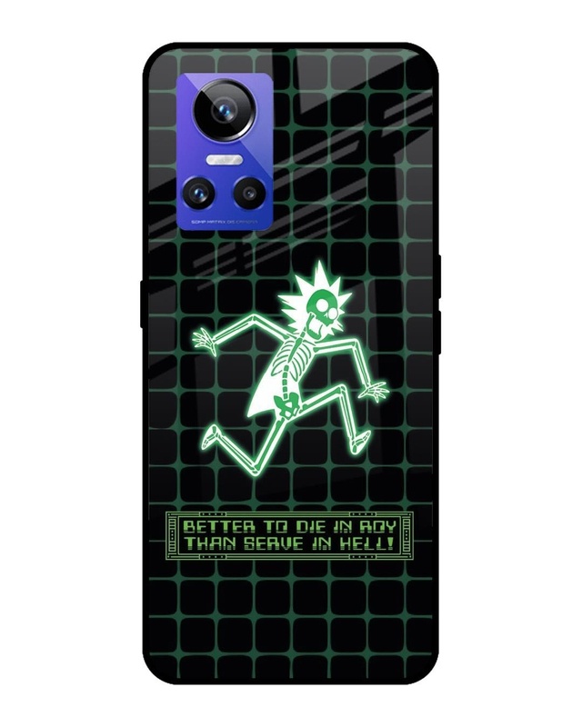 Rick Skeleton Premium Glass Cover for Realme GT Neo 3