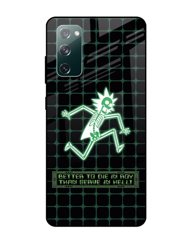 Rick Skeleton Premium Glass Cover for Samsung Galaxy S20 FE