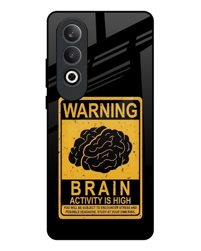 Shop Risk Of Brain Premium Glass Case for OnePlus Nord CE4 5G(Shock Proof, Scratch Resistant)-Front