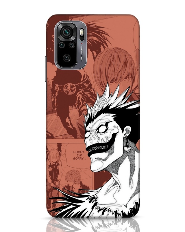 Shop Ryuk Manga Designer Hard Cover for Xiaomi Redmi Note 10-Front