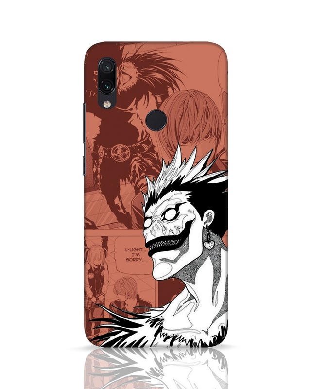 Shop Ryuk Manga Designer Hard Cover for Xiaomi Redmi Note 7 Pro-Front