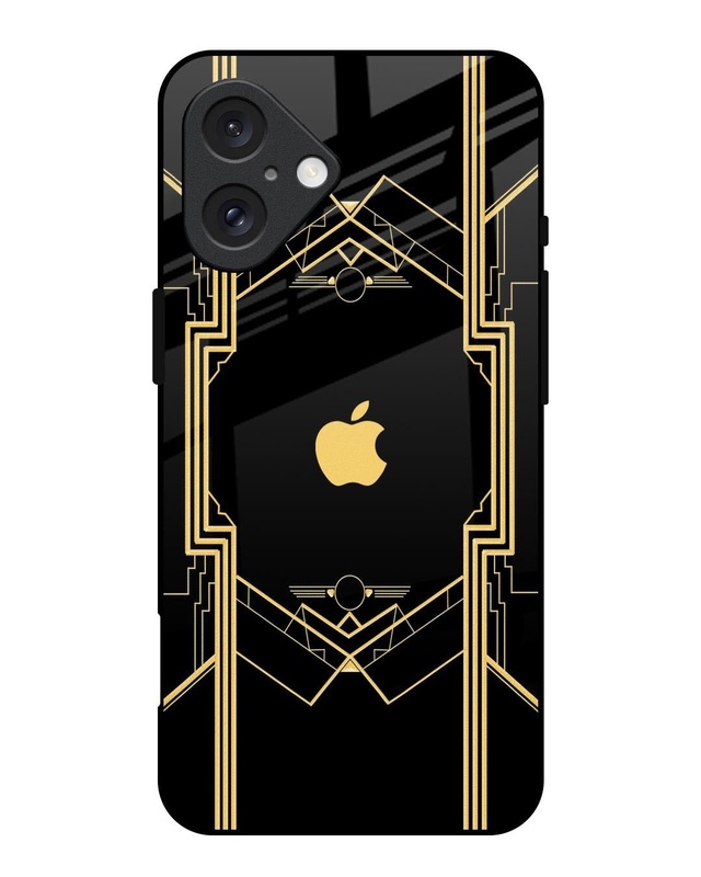 Shop Sacred Logo Premium Glass Cover for Apple iPhone 16 (Shock Proof, Scratch Resistant)-Front