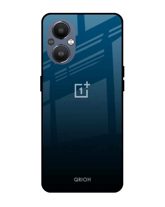 Shop Sailor Blue Premium Glass Cover For OnePlus Nord N20 5G (Impact Resistant, Matte Finish)-Front