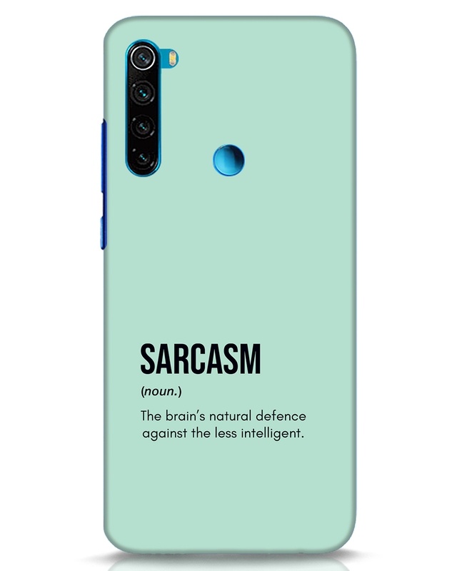 Shop Sarcasm Designer Hard Cover for Xiaomi Redmi Note 8-Front