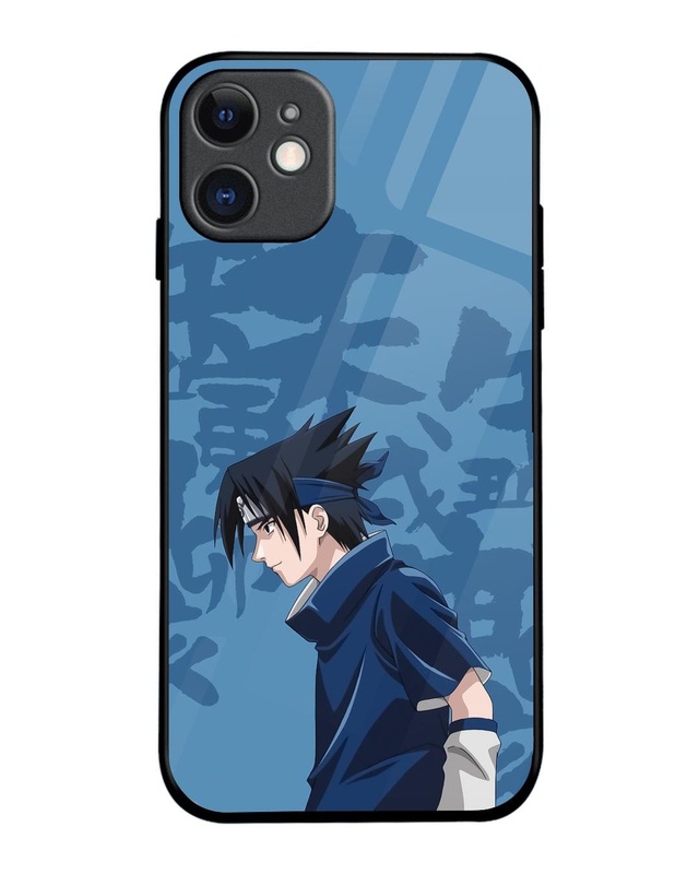 Shop Sasuke Blood Premium Glass Cover for Apple iPhone 11-Front