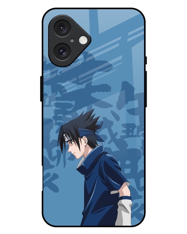 Sasuke Blood Premium Glass Cover for Apple iPhone 16 Plus