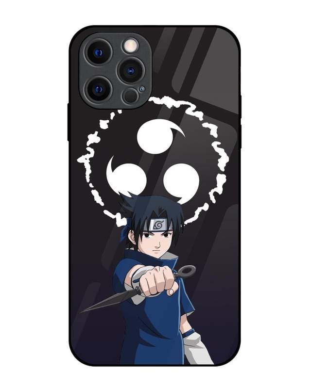 Shop Sasuke Premium Glass Cover for Apple Iphone 12 Pro-Front