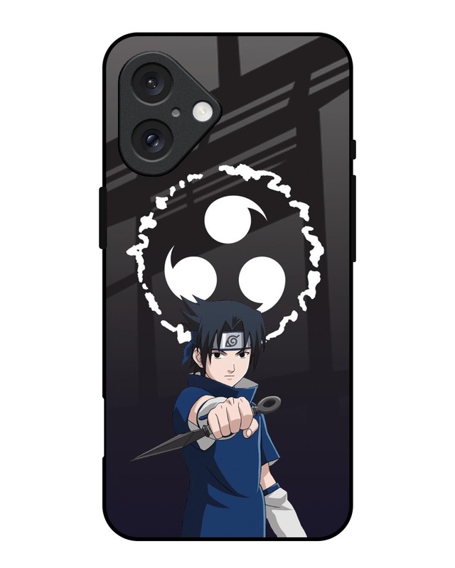 Shop Sasuke Premium Glass Cover for Apple iPhone 16-Front