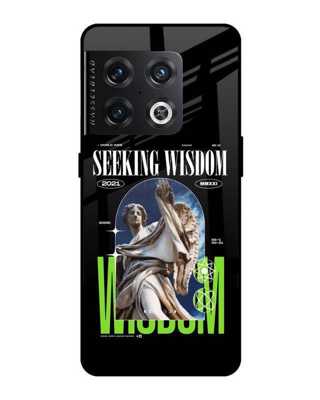 Shop Seeking Wisdom Premium Glass Case for OnePlus 10 Pro (Shock Proof, Scratch Resistant)-Front