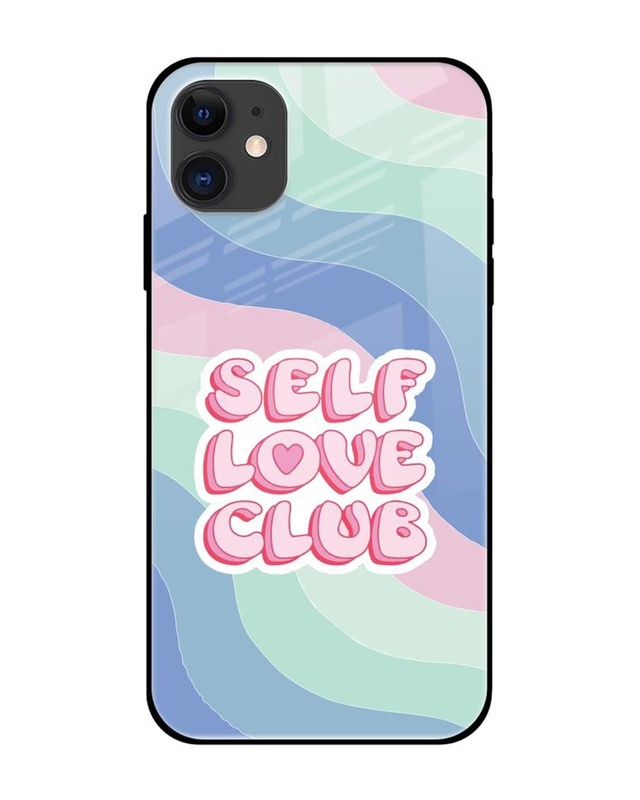 Shop Self Love Premium Glass Cover for Apple iPhone 12-Front