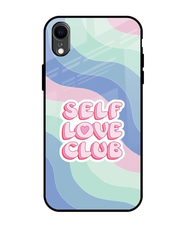 Shop Self Love Premium Glass Cover for Apple iPhone XR-Front