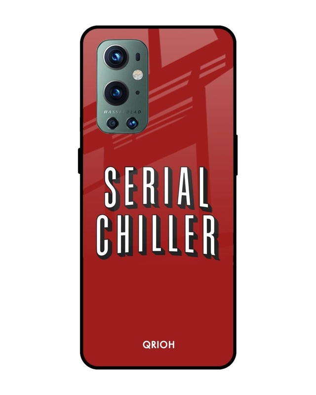 Shop Serial Chiller Premium Glass Case for OnePlus 9 Pro (Shock Proof, Scratch Resistant)-Front