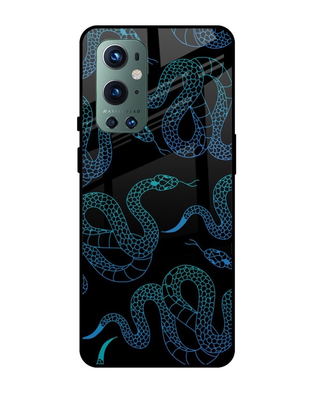 Shop Serpentine Premium Glass Case for OnePlus 9 Pro (Shock Proof, Scratch Resistant)-Front