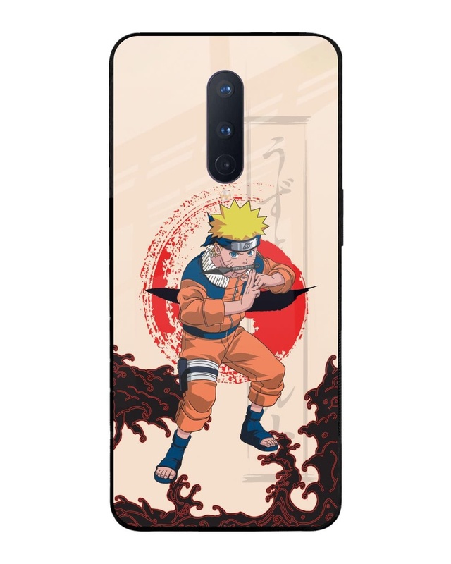 Shop Shadow Clone Jutsu Premium Glass Cover for OnePlus 8-Front