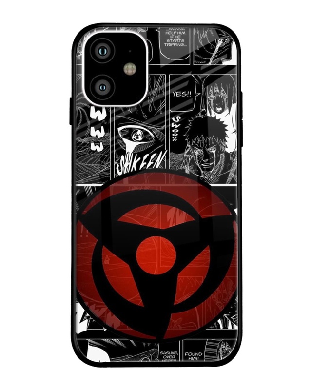Shop Sharingan Premium Glass Case for Apple iPhone 11 (Shock Proof,Scratch Resistant)-Front