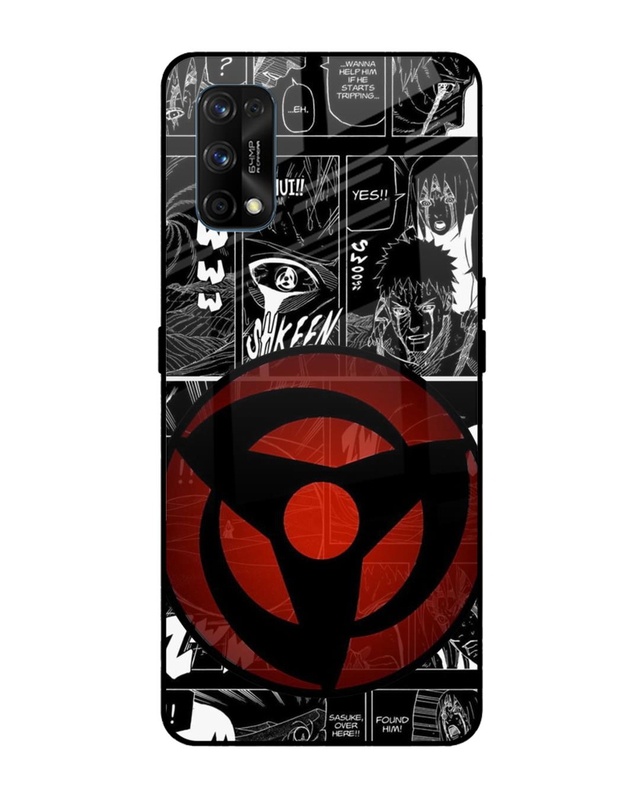 Shop Sharingan Premium Glass Case for Realme 7 pro (Shock Proof, Scratch Resistant)-Front