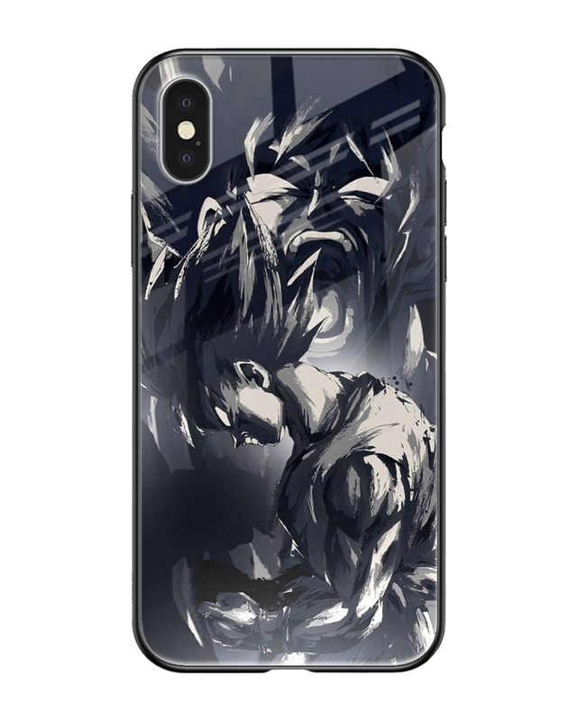Shop Sketch Art DB Premium Glass Case for iPhone XS Max (Shock Proof, Scratch Resistant)-Front
