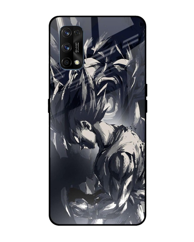 Shop Sketch Art DB Premium Glass Case for Realme 7 pro (Shock Proof, Scratch Resistant)-Front
