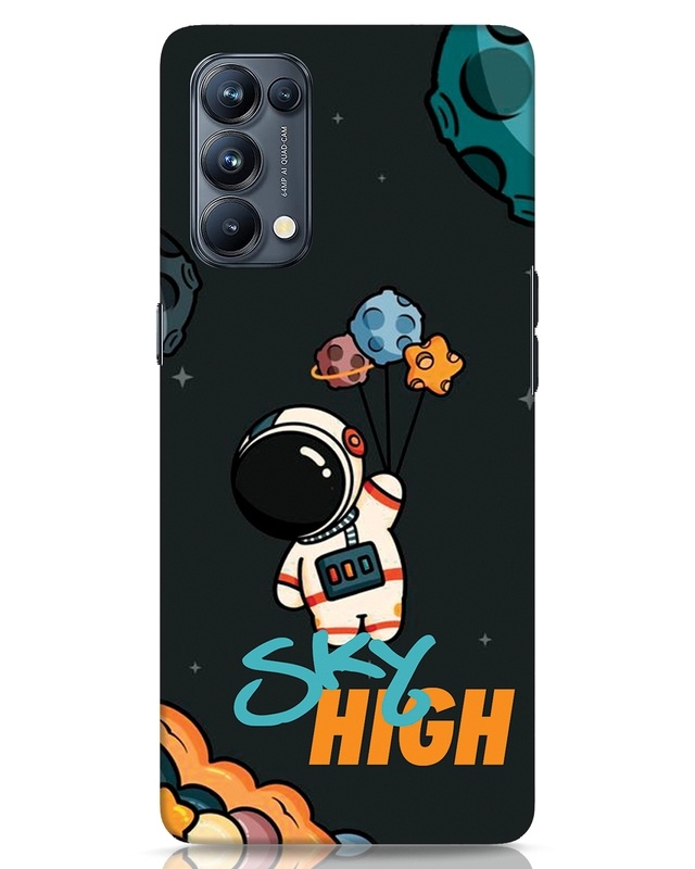 Shop Sky High Astro Designer Hard Cover for Oppo Reno 5 Pro-Front
