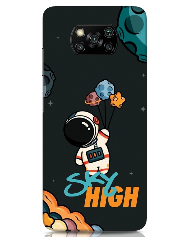 Shop Sky High Astro Designer Hard Cover for Xiaomi Poco x3-Front