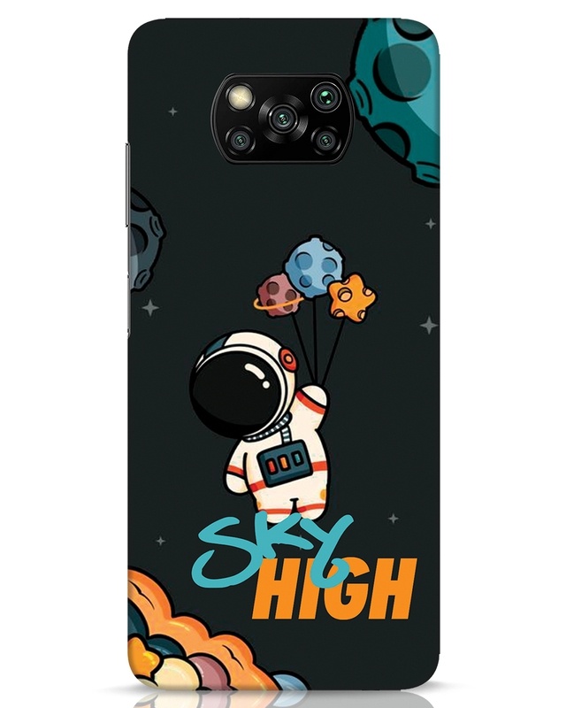 Shop Sky High Astro Designer Hard Cover for Xiaomi Poco X3 Pro-Front