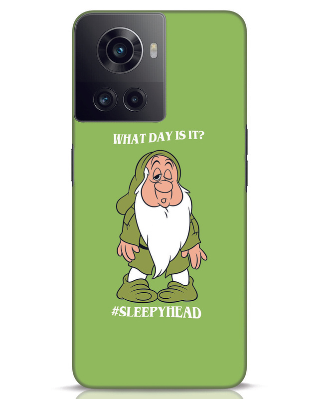 Shop Sleepy Head Designer Hard Cover for OnePlus 10 R-Front