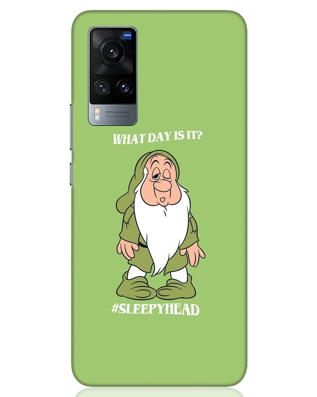 Shop Sleepy Head Designer Hard Cover for Vivo X60-Front