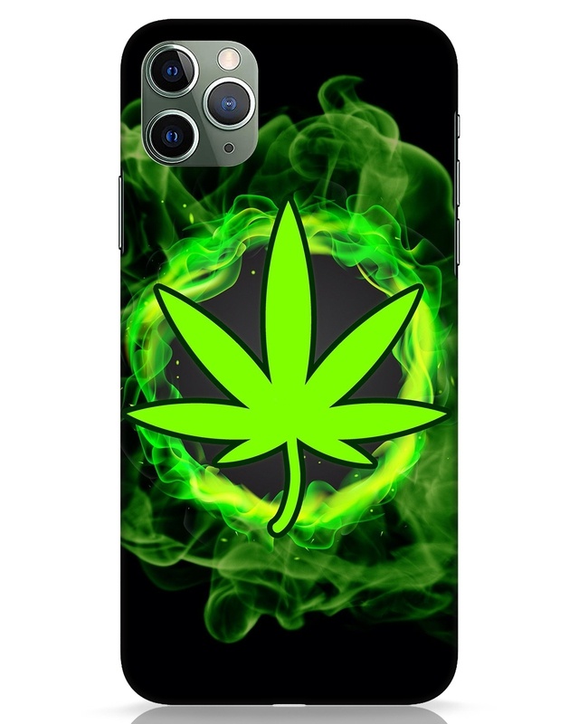 Shop Smokey Leaf Designer Hard Cover for Apple iPhone 11 Pro Max-Front