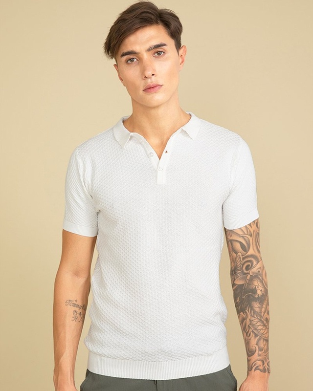 Shop Snitch Perky White T-Shirt-Front