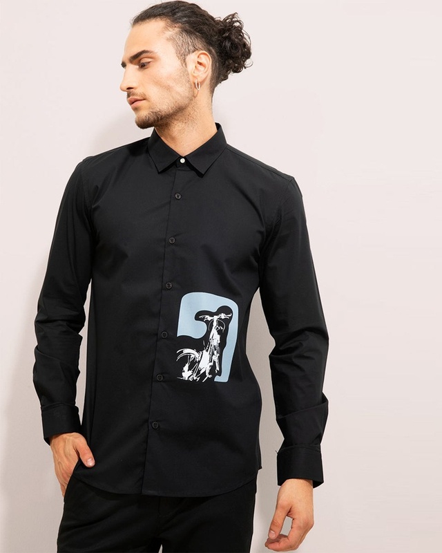Shop Snitch Rollercoaster Black Shirt-Front
