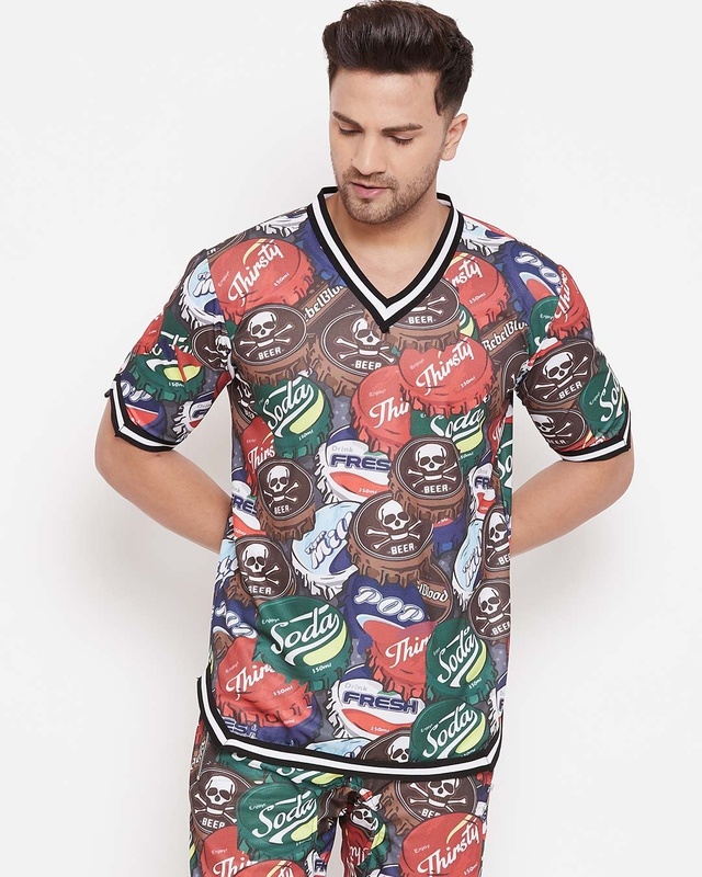 Shop Soda Crown Basketball Fit Tshirt-Front