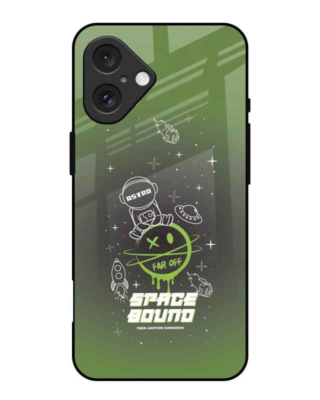 Space Bound Premium Glass Cover for Apple iPhone 16