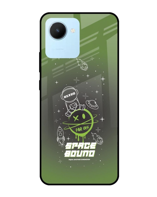 Space Bound Premium Glass Cover for Realme C30