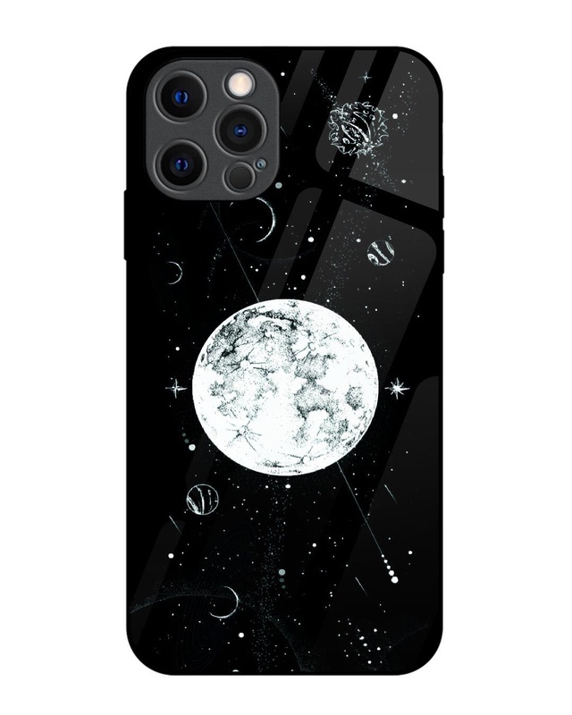 Shop Space Symbols 2 Premium Glass Cover for Apple Iphone 12 Pro-Front