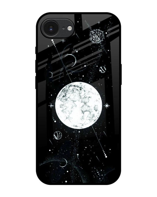 Space Symbols 2 Premium Glass Cover for Apple iPhone 16e