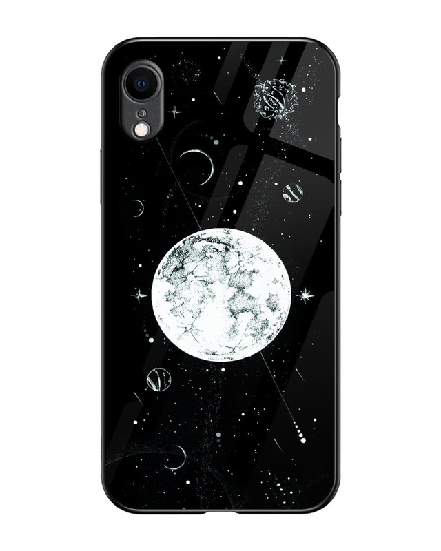 Shop Space Symbols 2 Premium Glass Cover for Apple iPhone XR-Front