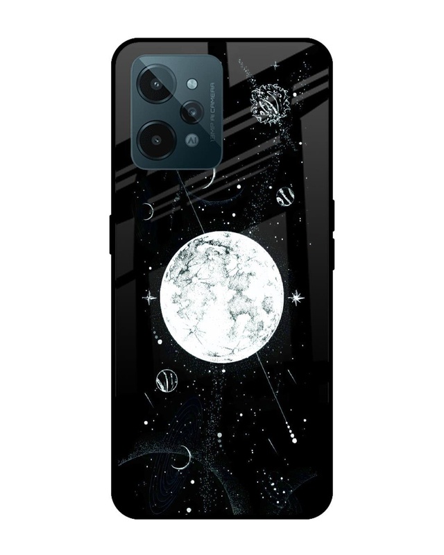 Space Symbols 2 Premium Glass Cover for Realme C31