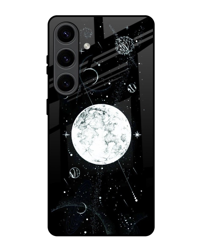 Space Symbols 2 Premium Glass Cover for Samsung Galaxy S24 5G